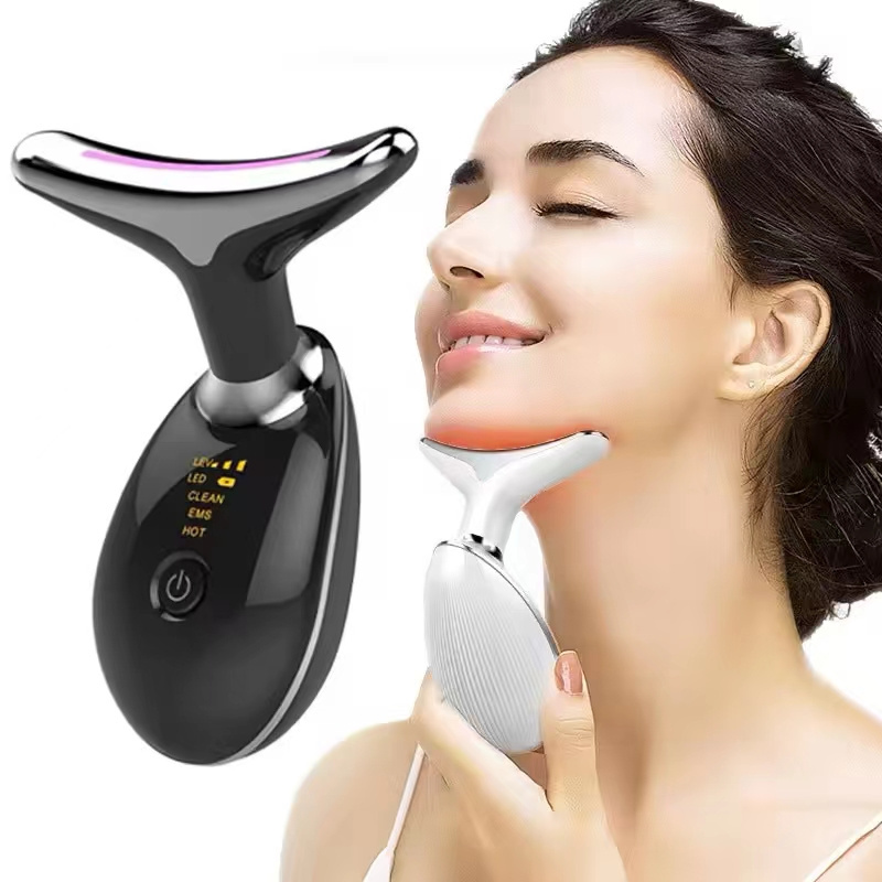 New Skin Care Tools Face Lift Roller Anti Wrinkle Ems Facial Deep Cleansing Remover Microcurrent Neck Beauty Device