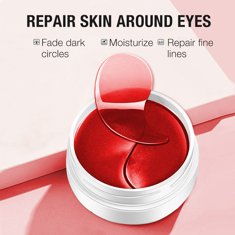 Hydrogel Eye Patch Blk Paraben-Free Nourishing Moisturizer and Organic Vitamin C Red Ginseng Eye Patch With Logo