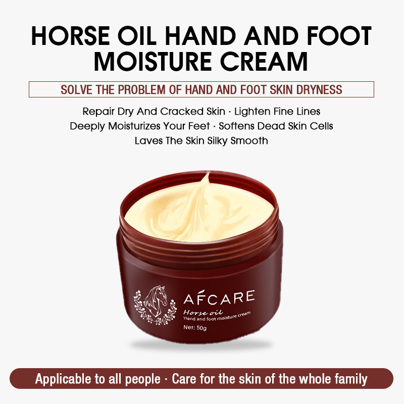 Pure Natural Foot Cream Hand Cream Soothing Exfoliating and Natural Organic Horse Oil Foot Cream Moisturizing