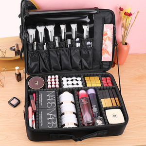 Extra Large Makeup Case Travel Makeup Train Case Professional Makeup Artist Bag Portable Nail Organizer Box Art Supply Case