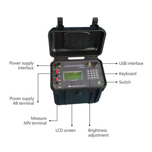 ADMT 1B Resistivity Meter Underground Water Finder Mineral Detector for Metal Gold Silver Ore Exploration Survey Equipment