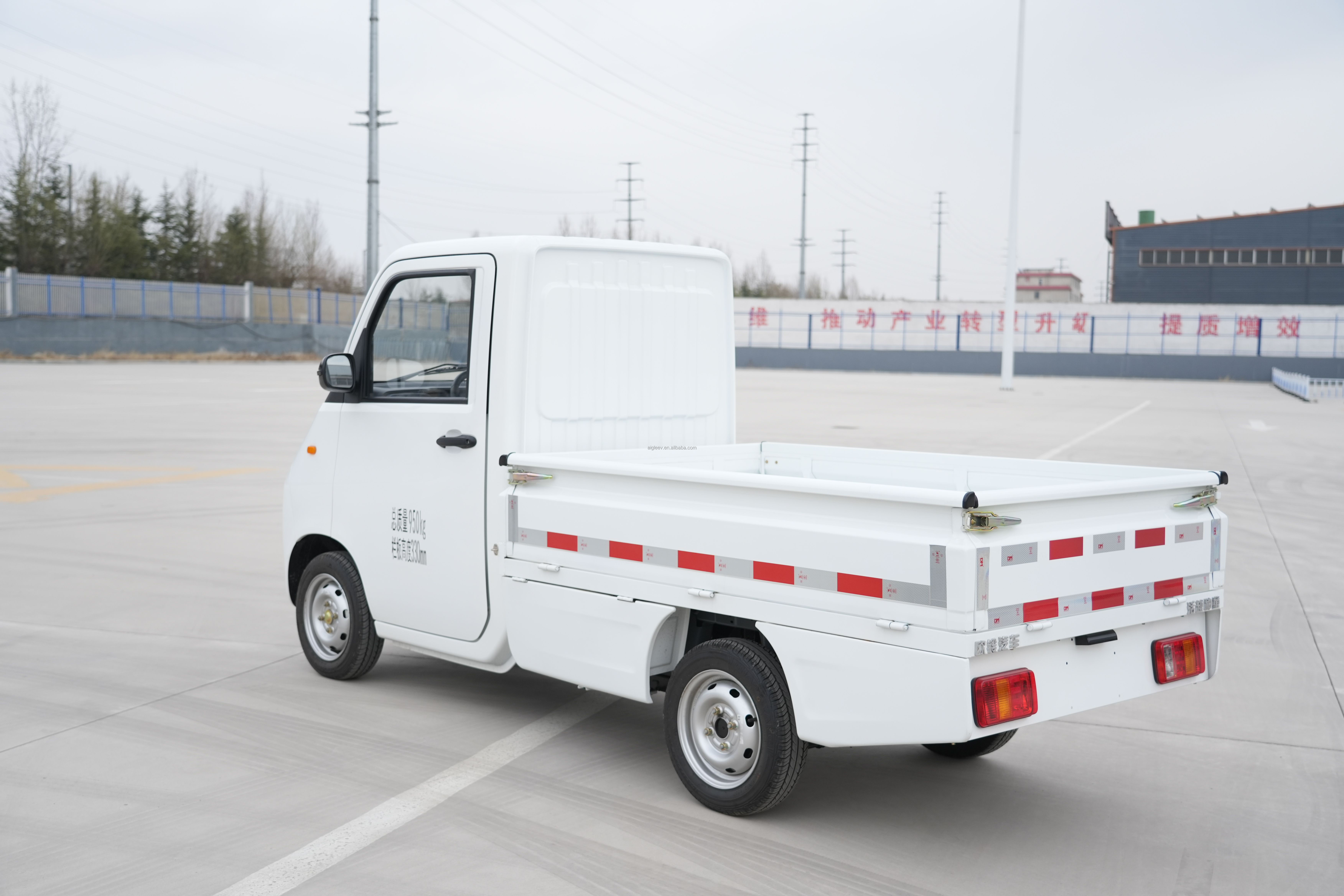 2024 Aigle EEC L7e Ev Electric Pickup Truck Mini High Speed Electric Van For Cargo Made In China