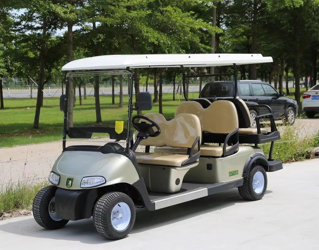 China made in newest ezgo rxv 4*4 drive golf cart with CE certificate 4+2 seats Electric Golf Cart on sale