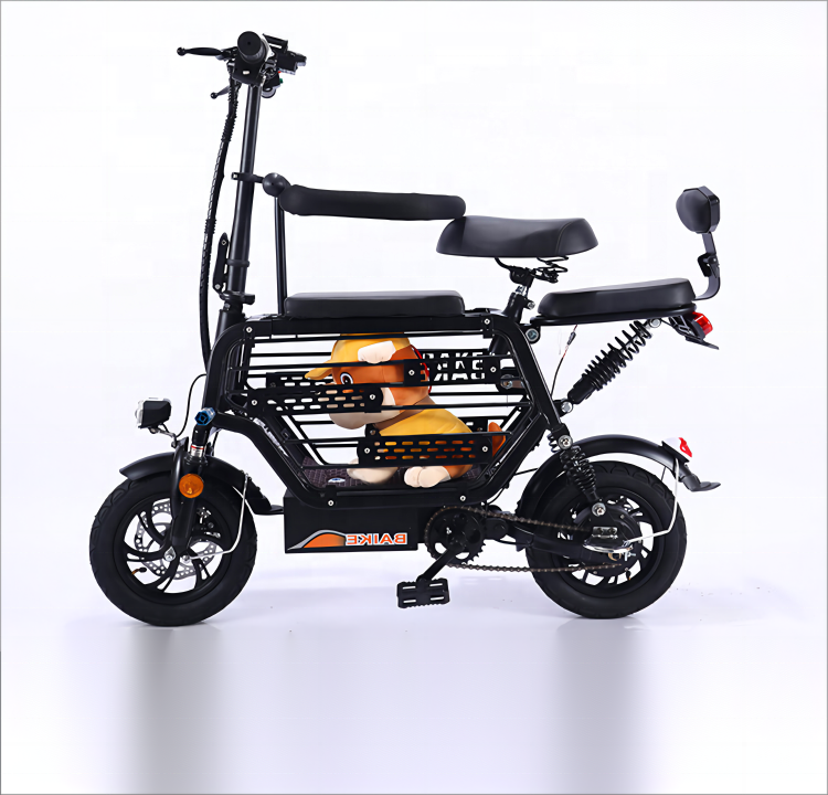 Pet Outing Electric Scooter 500w Motor Electrically Bicycle Electric Bike With Dog Carrier