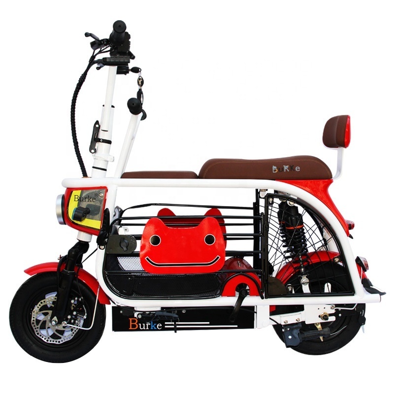 Pet Outing Electric Scooter 500w Motor Electrically Bicycle Electric Bike With Dog Carrier