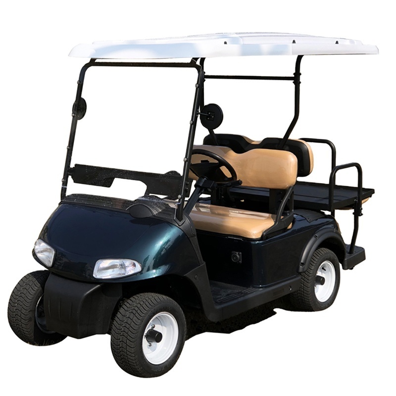 4 seater low speed  electric sightseeing car  electric golf cart with cmyk accept design.