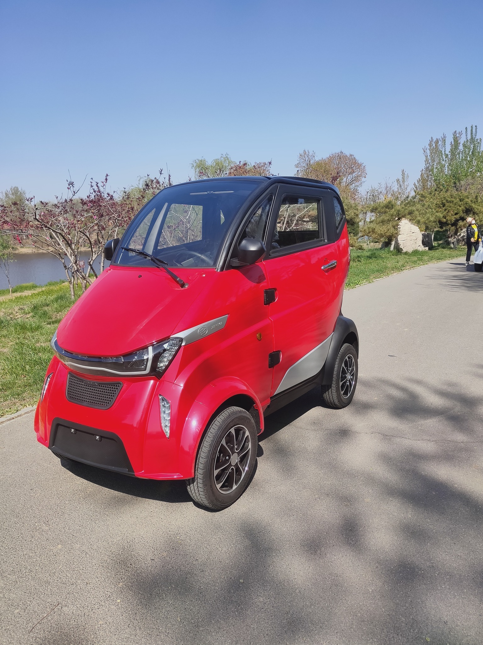 Street Legal Cheap Adult Electric Vehicle No Need Driving License New Energy Mini 4 Wheel Electric Micro Car With Eec