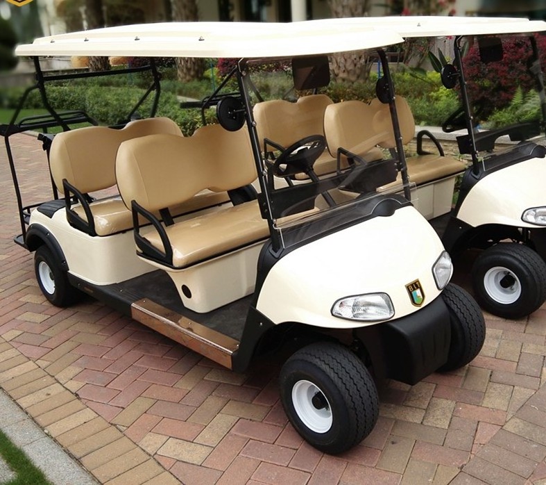 High Quality 4 seats gas powered golf cart used electric golf cart