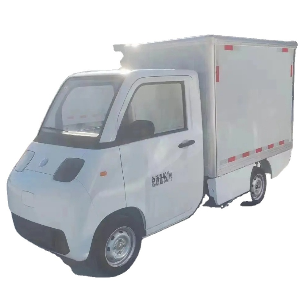 Multi-function Mini Single Seat Electric Pickup Truck For Sale Superior Quality 4 Wheeler Small Van Cargo Car For Delivery