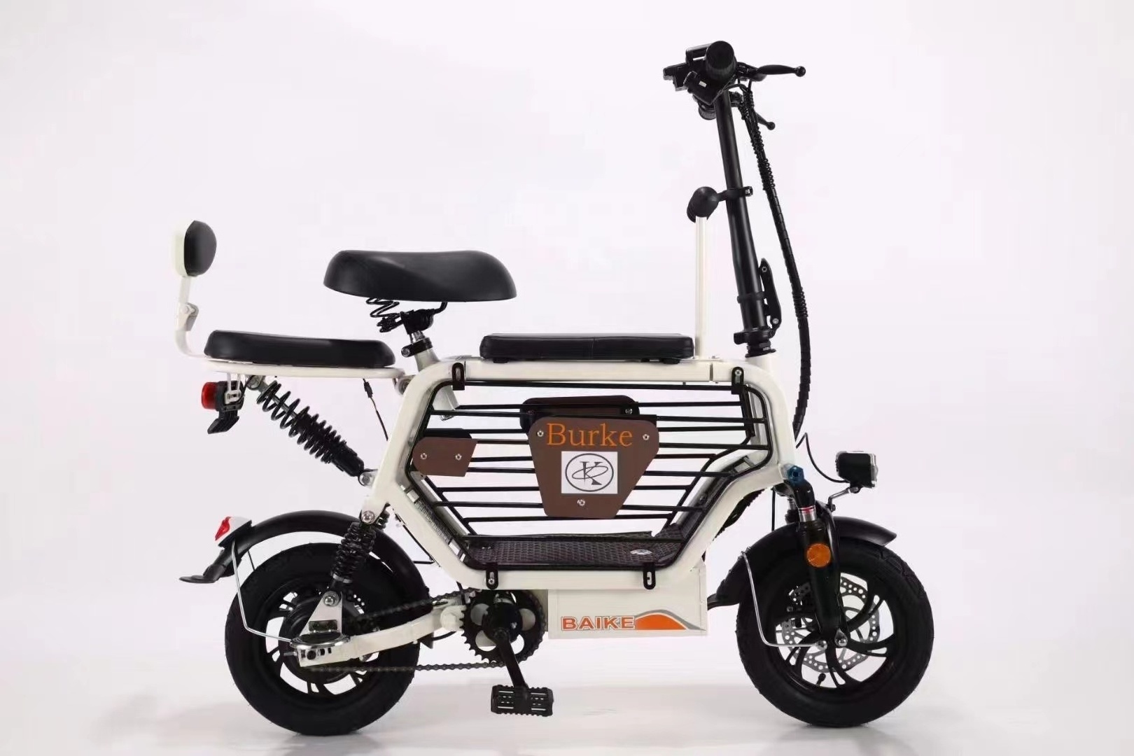 Pet Outing Electric Scooter 500w Motor Electrically Bicycle Electric Bike With Dog Carrier