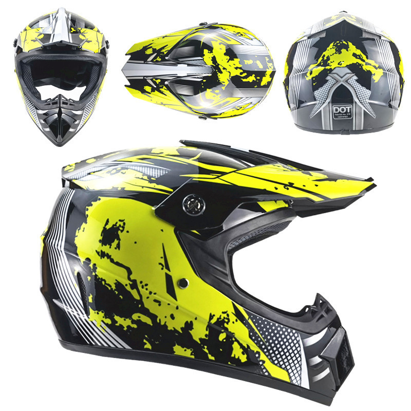 Wholesale Full-Face Off Road offroad Full Face Unisex ABS Colorful Motorcycle Dirt Pit Bike Supermoto Helmet Helmets Accessories