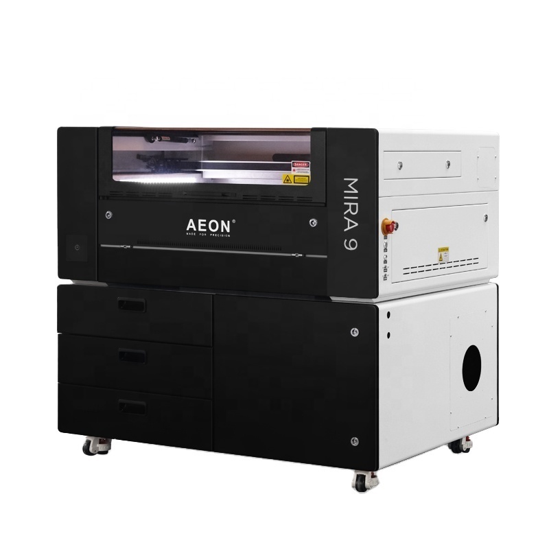 European plug CO2 laser engraving and cutting machine AEON MIRA9 9060 popular in European laser cutting machine