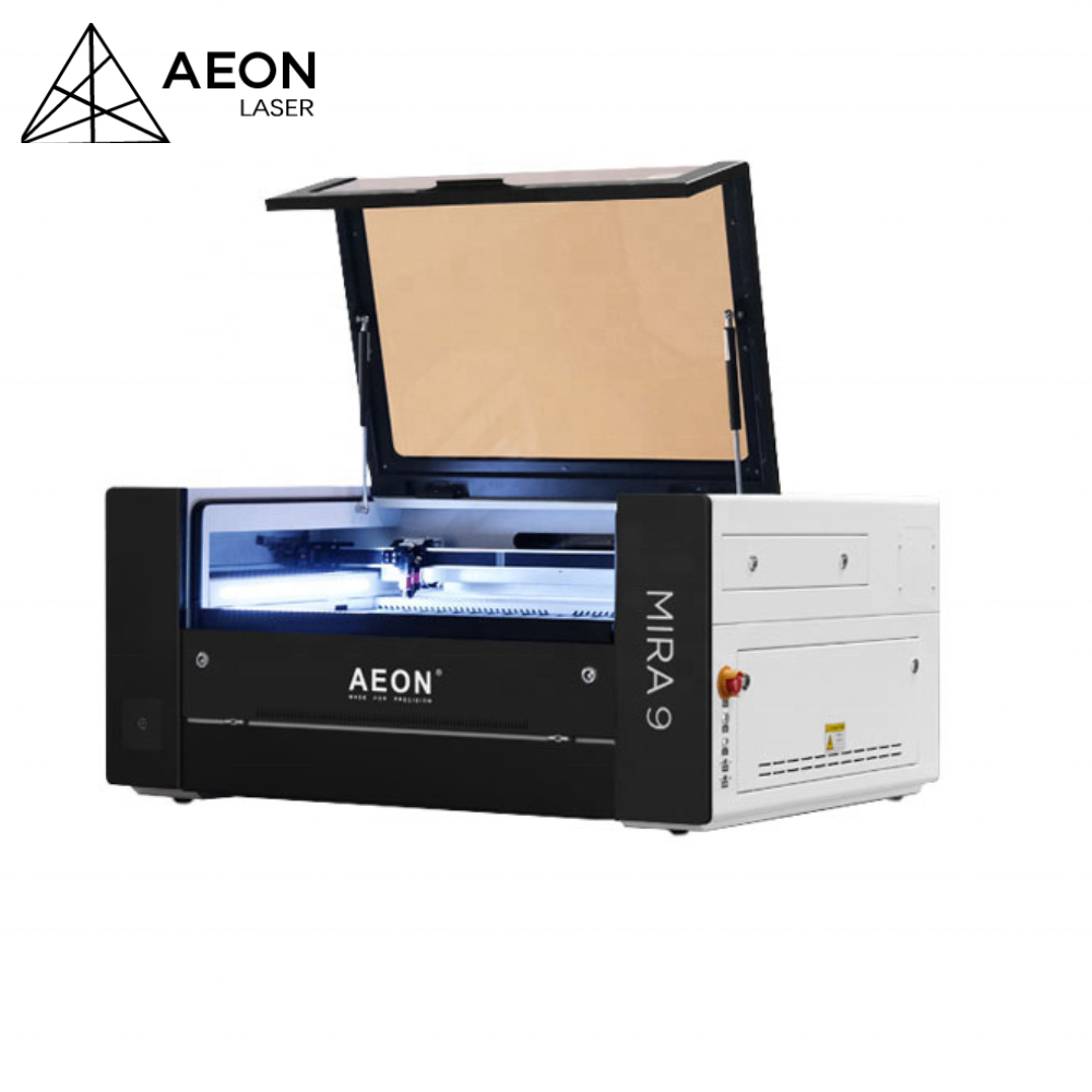 European plug CO2 laser engraving and cutting machine AEON MIRA9 9060 popular in European laser cutting machine