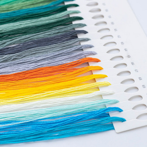 24/48/72 Skeins Embroidery Floss Hot sale colors Cross Stitch Thread with Winding board