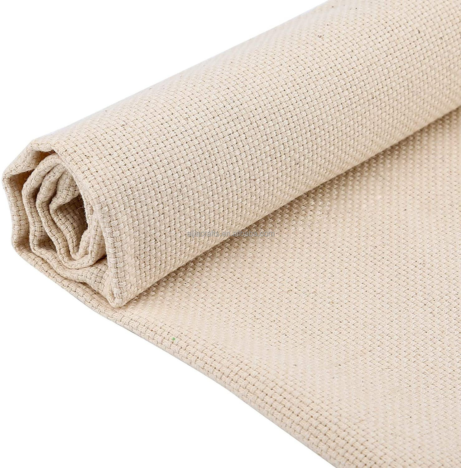 Hot Popular white embroidery roll cotton poly carpet backing tufting fabric 180*100cm primary monks tufting cloth for rug