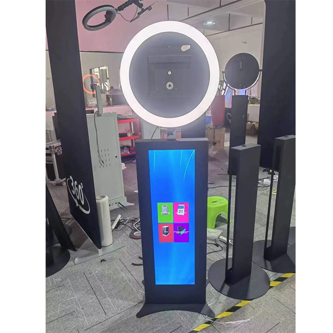 Self Service Display Photo Booth For Wedding Party DSLR Camera Mirror Photo Booth