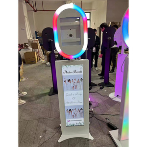 Self Service Display Photo Booth For Wedding Party DSLR Camera Mirror Photo Booth