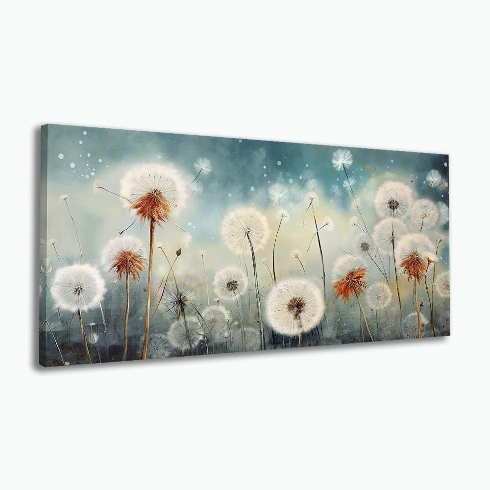 Delivery For Home Decor Printed Oil Paintings Fantasy And Landscape Canvas Dandelion Wall Arts