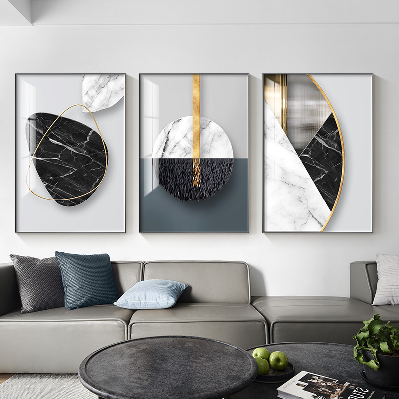 Living Room Bedroom Decoration Abstract Geometric Canvas  Pictures Prints Modern Luxury Posters  wall art decor modern nordic