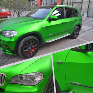 Car Exterior Accessories PVC Multi-Color 1.52*18m Ice Chrome Matte Apple Green Car Paint Protection Vinyl Wrapping Sticker Film