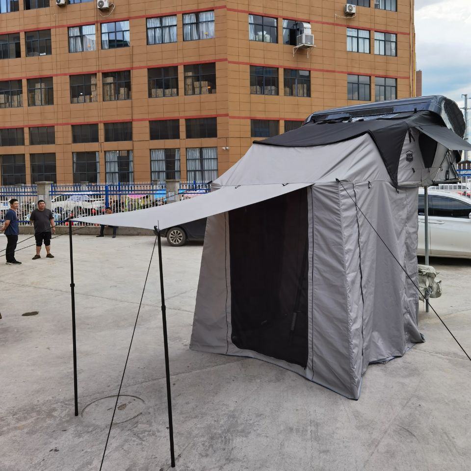 Aluminium Triangle Clam Shell Camping SUV Car RoofTop Tent Hard Shell Cover Car Roof Top Tent for Sale