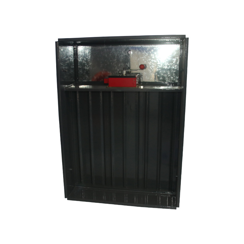 smoke damper in  exhaust make up air louver