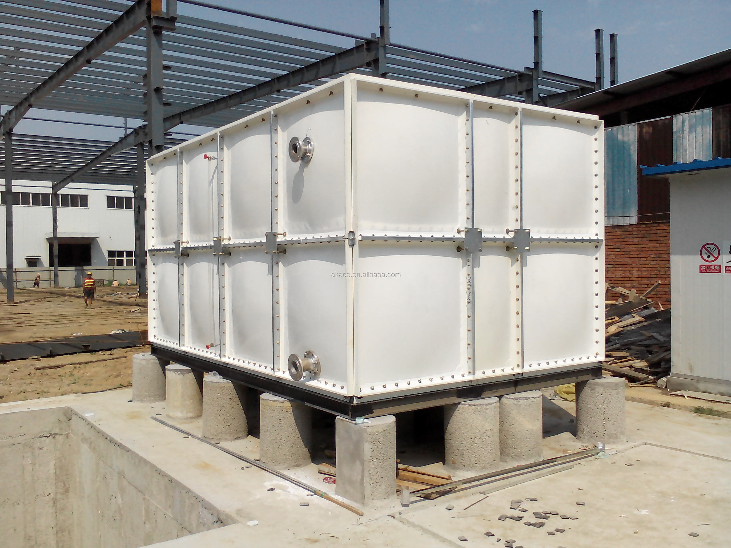 10 cubic meters FRP water tank for drinking water