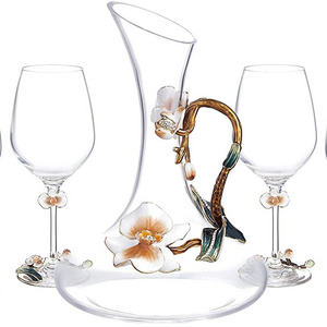 Novelty Wine Glasses for Wine Tasting Christmas Holiday Birthday and Wedding Gifts-Set of 5