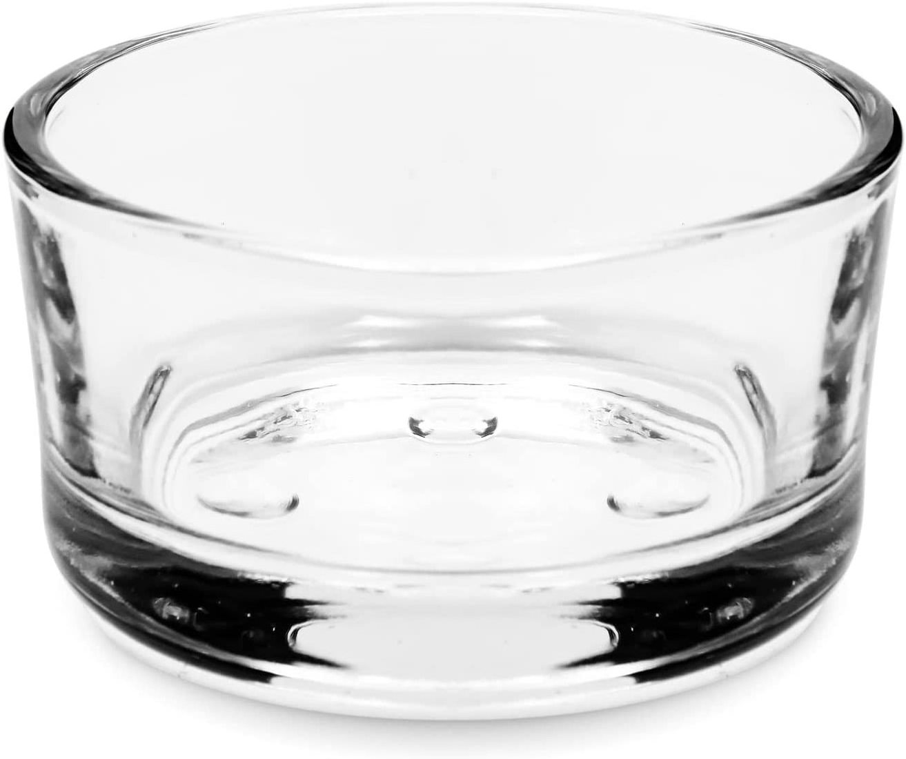 Clear Glass Tealight Candle Holders for Table Centerpieces, Wedding Reception, Party Decorations Bulk