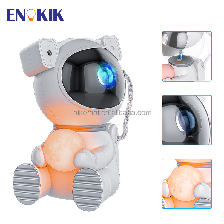 Nightstand Night Light Kid Starry Projector Astronaut Space Ga laxy Projector Space Projector For Bedroom