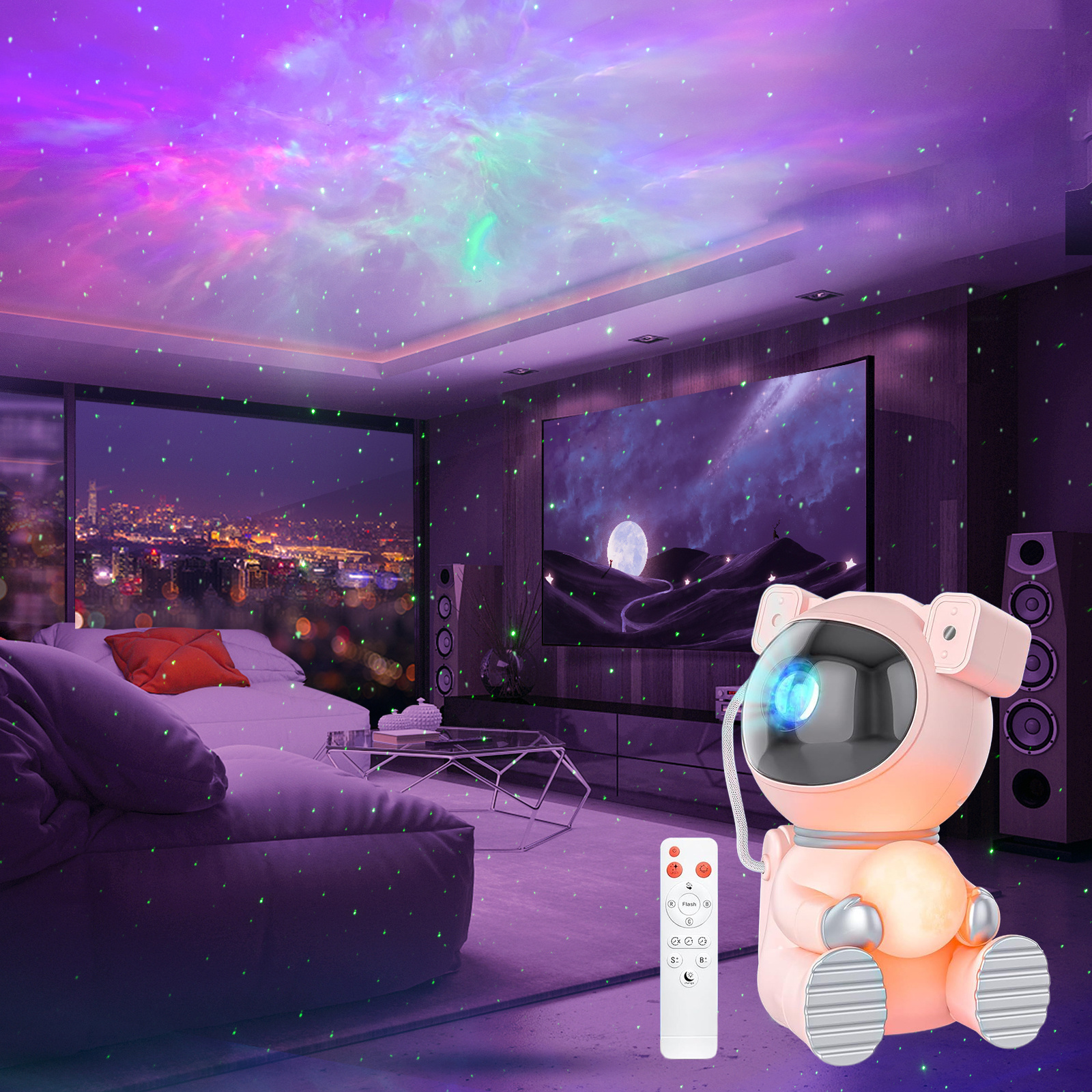 Hot Sale Astronaut Galax y Projector Lamp Astronaut Galax y Star Projector Starry Night Light