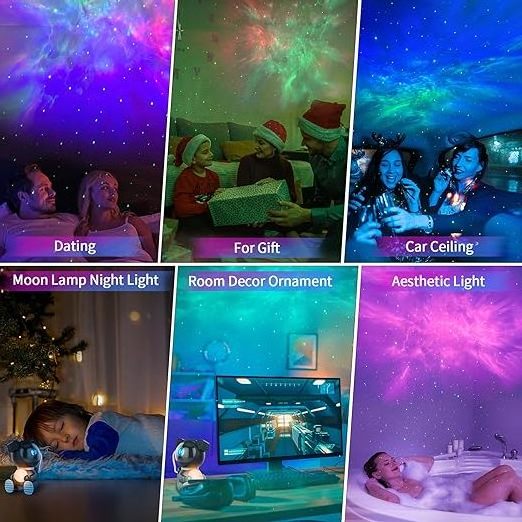 Space Buddy Astronaut Projector Night Light Starry New Projector Night RGB Led Laser Light