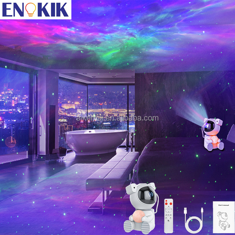 Astronaut Space Led Space Projection Laser Ga laxy Star Night Light Sky Projector Table Lamp With Remote Control