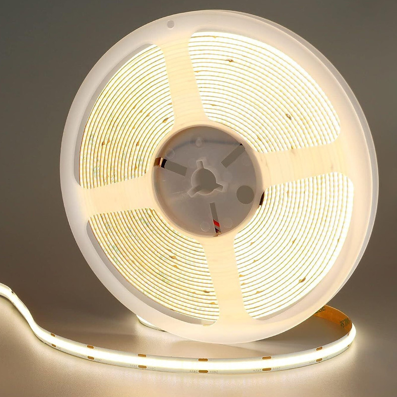 384 LEDs/m App Remote Smart White 8mm COB Led Strip Light For Bedroom Kitchen DIY Home Decoration