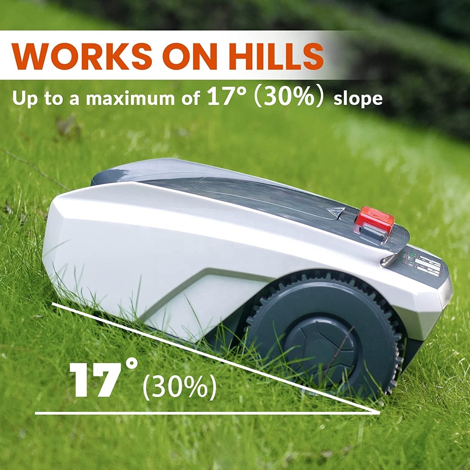 Intelligent M18E Mower Self-Propelled GPS Navigation Robotic Lawn Mower Electric Automatic for Garden/Yard Grass Cutter