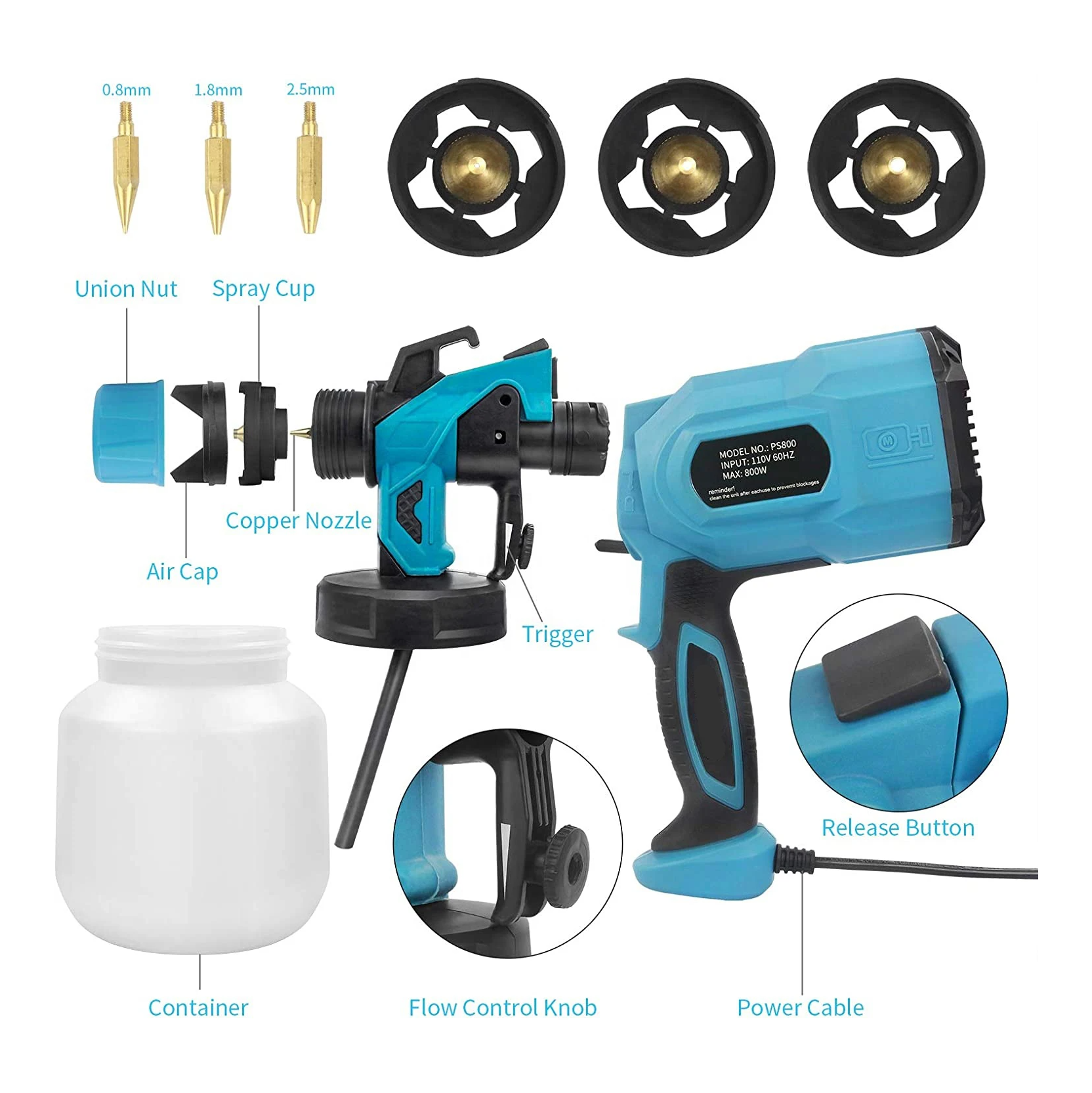 AKX Construction electric spray gun / formaldehyde spray machine tools /emulsion paint spray gun