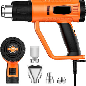 Heat Gun 1800W Heavy Duty Fast Heat Hot Air Gun for Crafts, Shrinking PVC, Stripping Paint