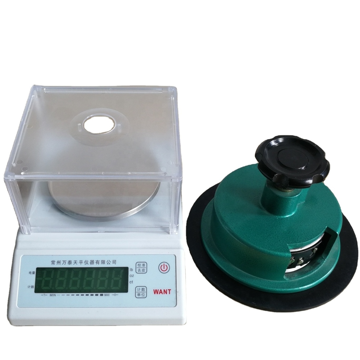 With sample circle cutter digital weighing GSM scale for Meltblown cloth test