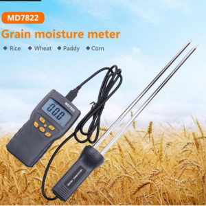 MD7822 Portable Grain Moisture Meter Digital for Rice Wheat Paddy Corn/Handheld Moisture Content Analyzer