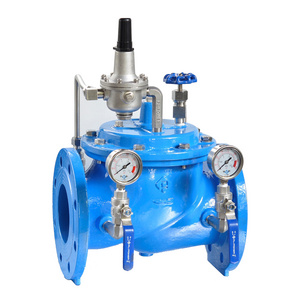 Ductile iron cast Iron 200x pilot operated pressure reducing valve hydraulic control large cast iron valve