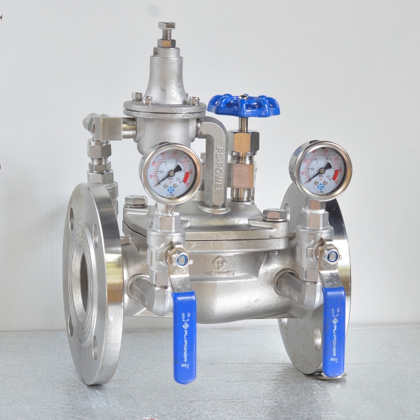 Ductile iron cast Iron 200x pilot operated pressure reducing valve hydraulic control large cast iron valve