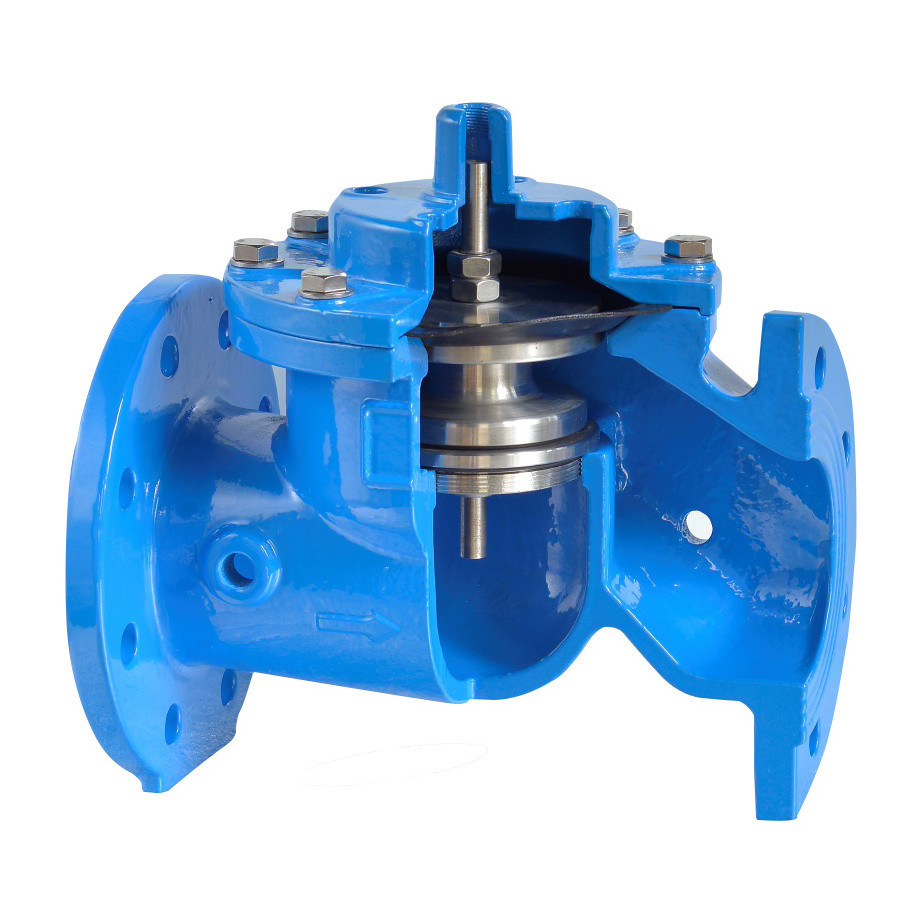 Ductile iron cast Iron 200x pilot operated pressure reducing valve hydraulic control large cast iron valve