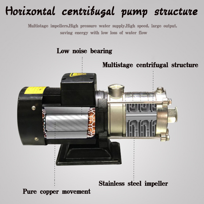 Aikon Stainless Steel Horizontal Multi Stage Centrifugal Pump Super Quality Water Pump