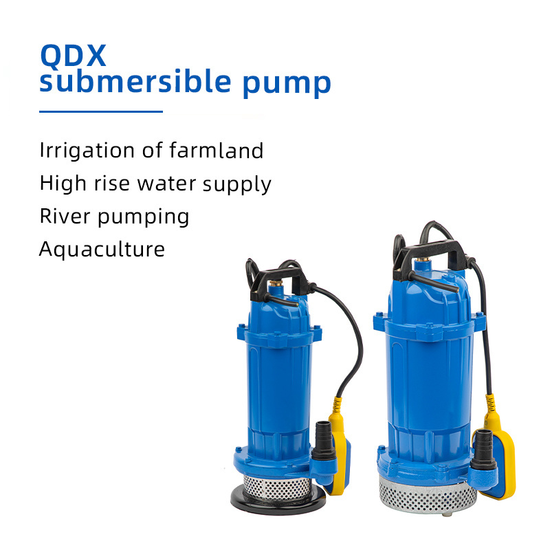 110v submersible sewage pump 220V QDX Garden Farm Dirty motor sewage waste Water Pump With Float Switch