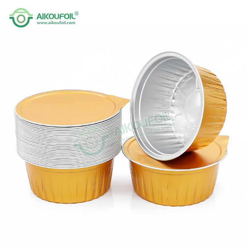 Wholesale price Barbecue Disposable Aluminum Foil Lunch Box Thickened Heat-resistant Packaging Plate with Sealed Cover