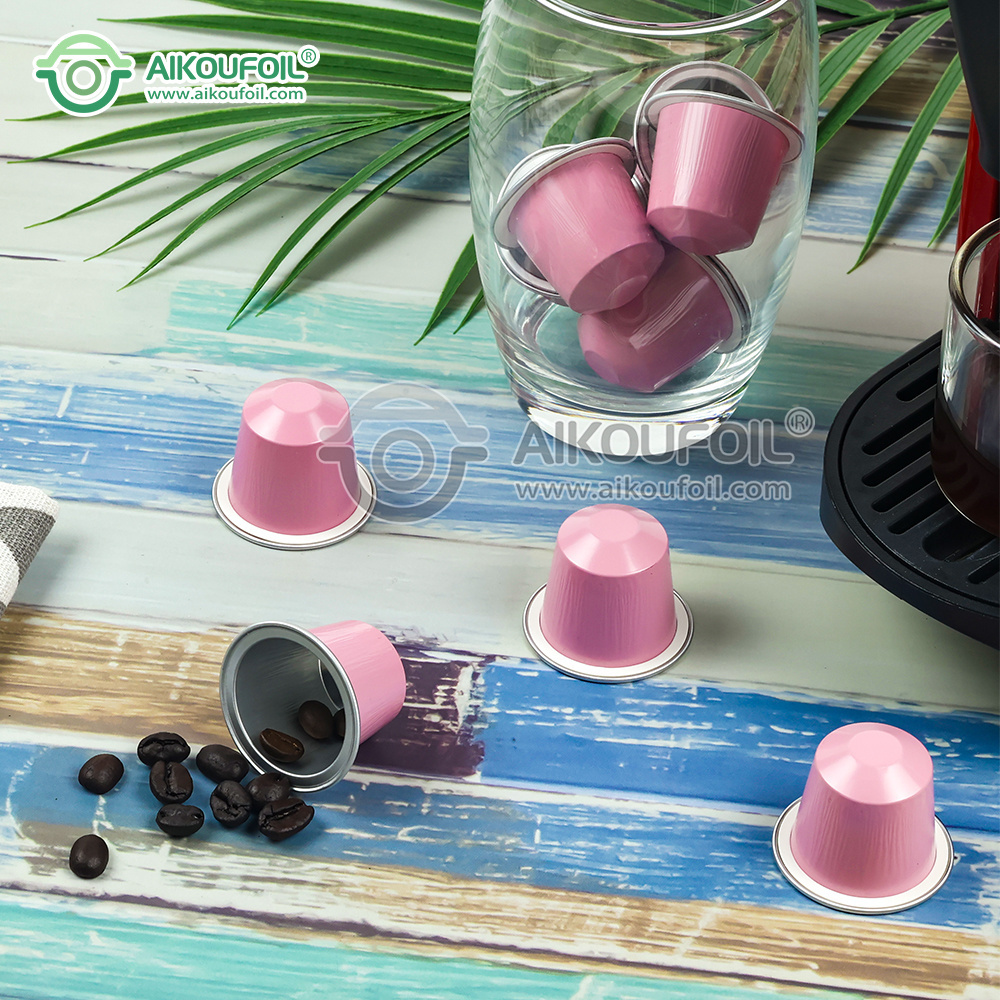 wholesale coffee capsule pod holder Reusable coffee capsule  Filling machine  Aluminum foil coffee pods Capsule