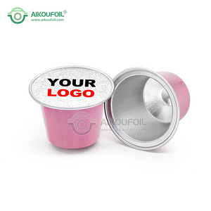 wholesale coffee capsule pod holder Reusable coffee capsule  Filling machine  Aluminum foil coffee pods Capsule