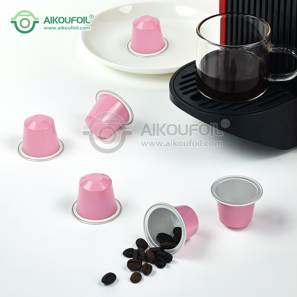 wholesale coffee capsule pod holder Reusable coffee capsule  Filling machine  Aluminum foil coffee pods Capsule