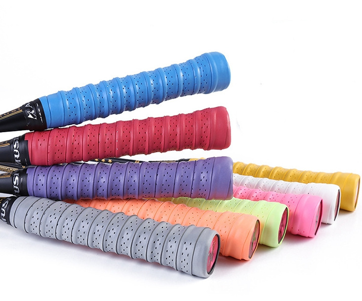 High Quality Badminton Rackets Overgrips Tennis Wraps Anti Slip Keel Grips Handle Grip Tape Hockey Customized Logo PU Tapes