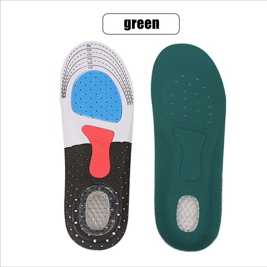 High Quality New Functional EVA shock absorb foot care gel anti-slip sport insole for big and tall men